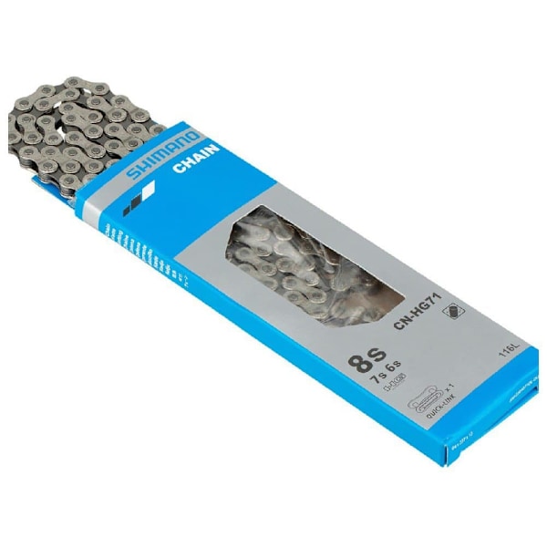 Shimano Hg-71 Mtb Ketju Harmaa 116 Links