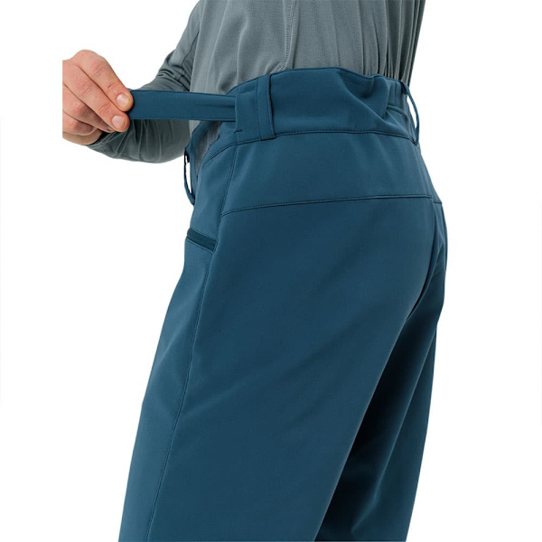 Vaude Elope Softshell Byxor Blå 54 Man