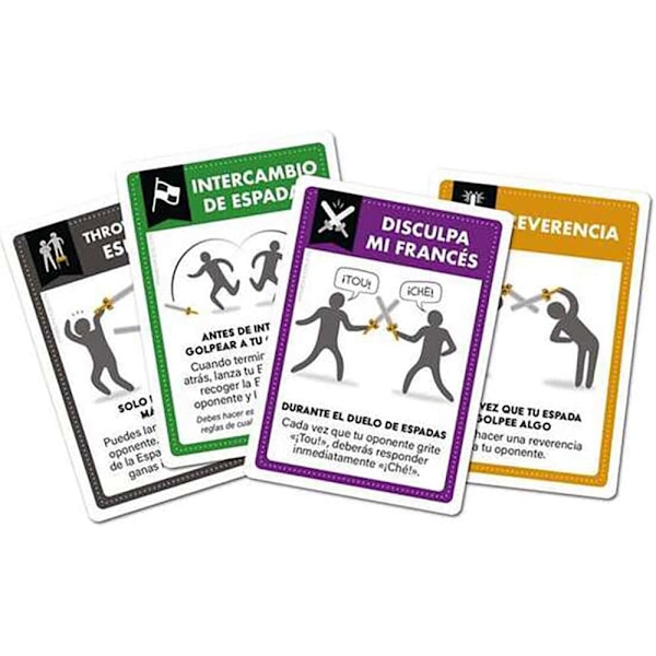 Asmodee Låt Oss Slå Varandra Med Låtsassvärd Innehåller 2 Skumsvärd Brädspel