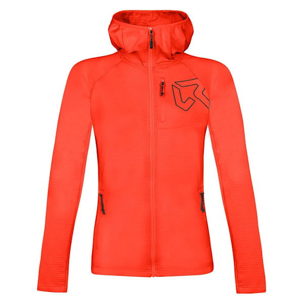 Rock Experience Arrows Fleecejacka Med Huva Orange XS Kvinna