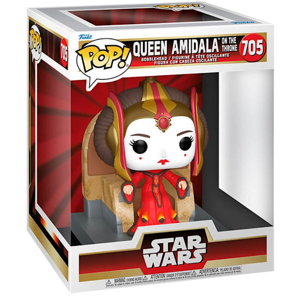 Funko Pop Deluxe Star Wars Drottning Amidala På Tronen