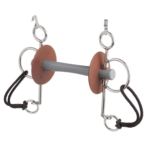 Beris Long Comfort Bar Hard Hackamore Pelham Silver 120 mm