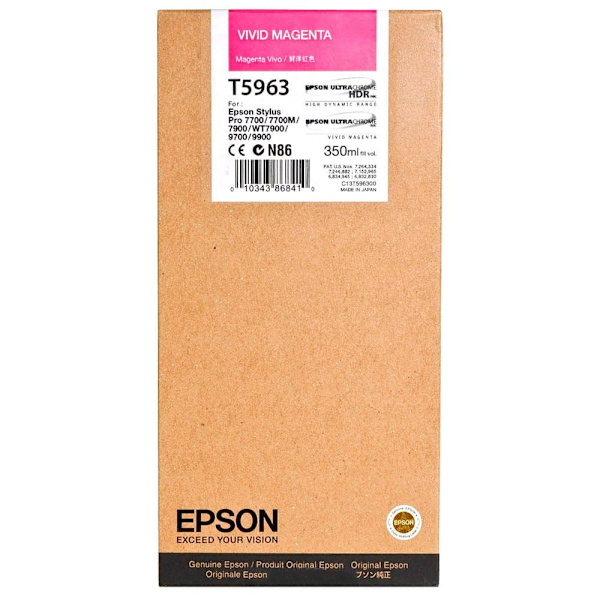 Epson Bläckpatron T 596 350ml T 5963 Lila,Rosa