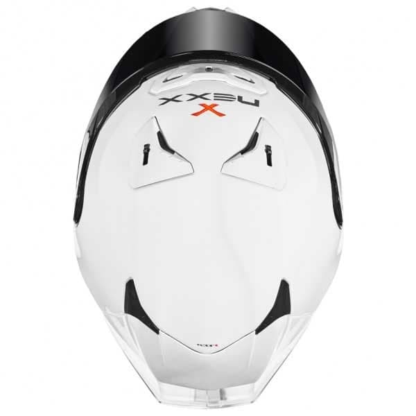 Nexx X.r3r Plain Fullface-hjelm Hvid S