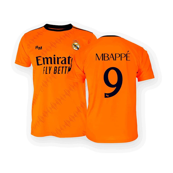 Real Madrid Real Madrid 24/25 Mbappe Nuorten Vieraspeli Lyhythihainen T-paita  12 Years
