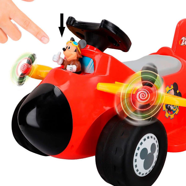 Kiddisland Ride-on Walker Disney Junior Mickey Plane Flerfärgad 18 Months - 3 Years