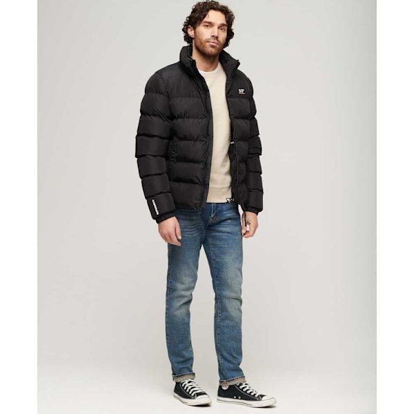 Superdry Sports Puffjacka Svart XL Man