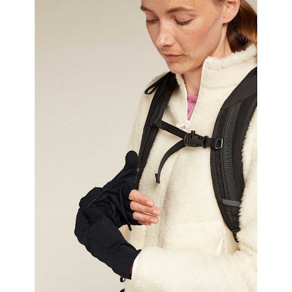 Icebreaker Merino Sierra Convertible Vantar Svart XL Man