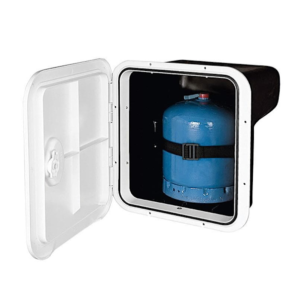 Nuova Rade Top Line Container Interrupted Gasket Hvid For Gas Bottle 3 kg 356 x 397 mm