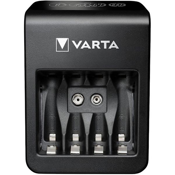 Varta Lcd Pug Oplader+ Med 4x2100mah Aa Sort