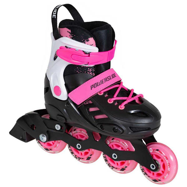 Powerslide Rullskridskor Khaan Sqd Svart,Rosa EU 27-30