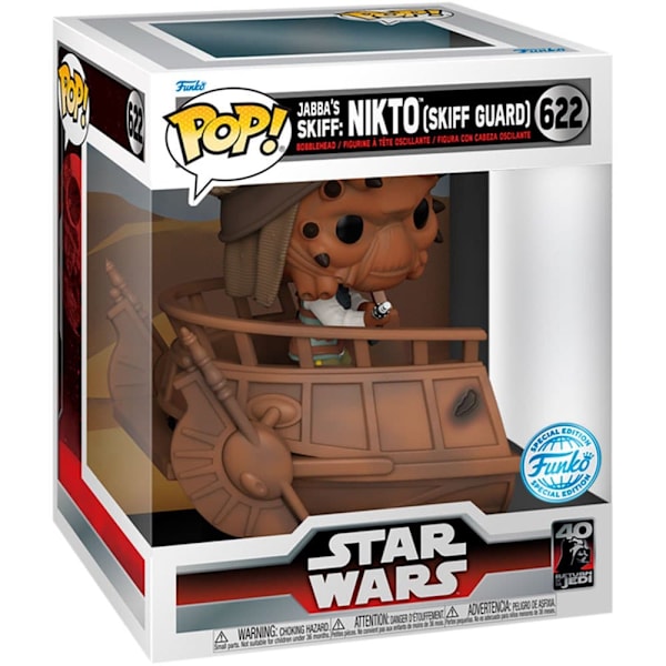 Funko Pop Deluxe Star Wars Nikto Skiff Guard Exclusive Brun