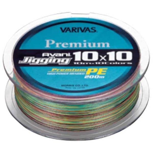 Varivas Linja Avani Light Jigging Pe 10x10 200 M Monivärinen 0.150 mm
