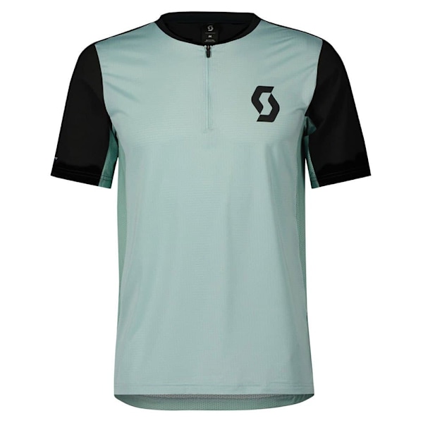 Scott Trail Vertic Zip Kortärmad Endurotröja Grönt S Man