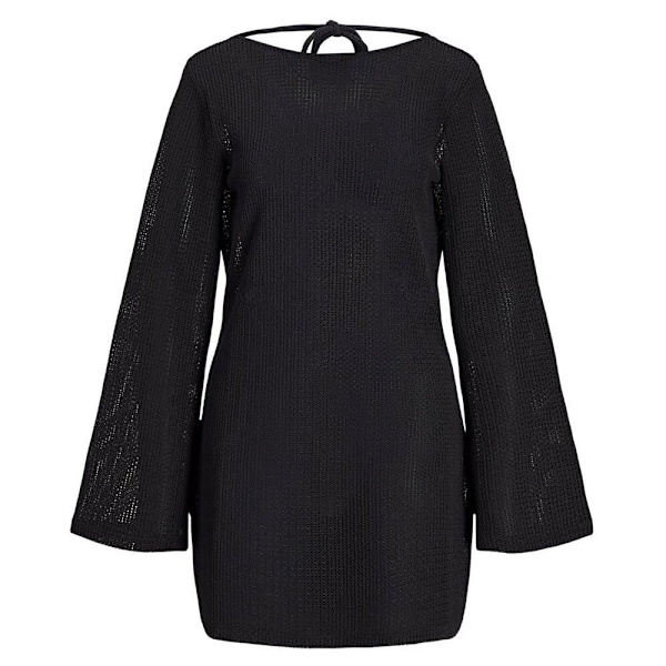 Jack & Jones Grace Langærmet Midi-kjole Sort M Kvinde