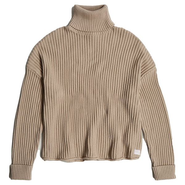 G-star D25753-d496 Tröja Med Hög Krage Beige S Kvinna