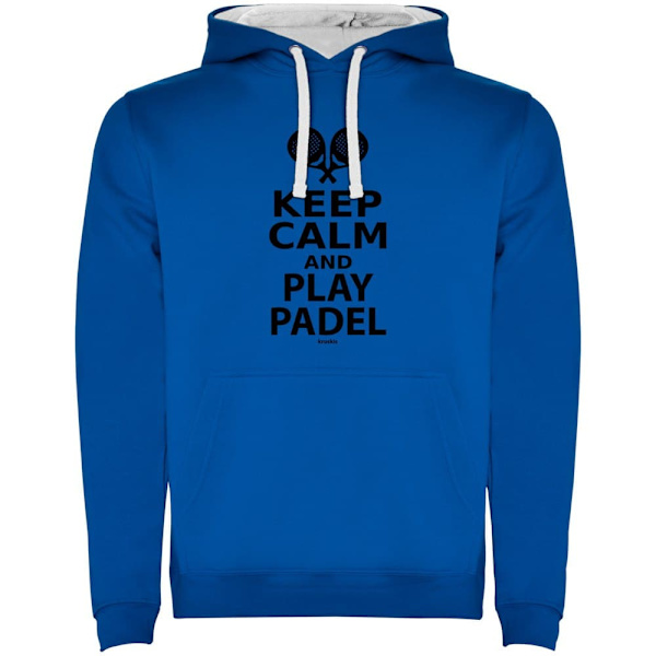 Kruskis Luvtröja Keep Calm And Play Padel Bicolor  M Man