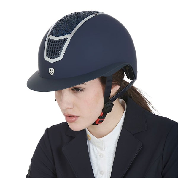 Equestro Hjelm Modello Eclipse Stone Mat Wide Visor (3 Padding)  53-55 cm