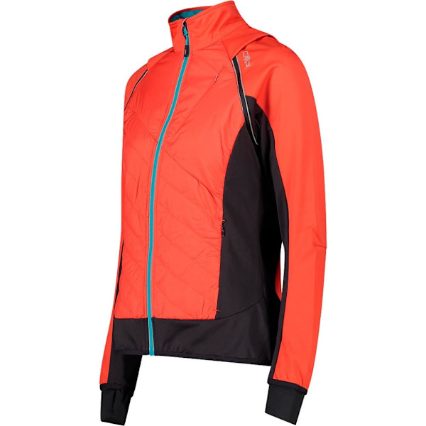 Cmp Jakke Detachable Sleeves 30a2276 Orange L Kvinde