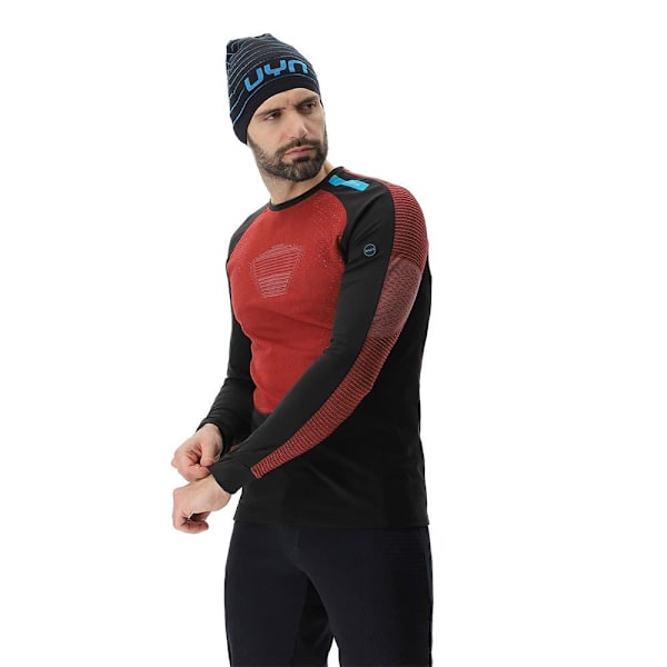Uyn Langærmet Basislag Crossover Winter Rød,Sort XL Mand