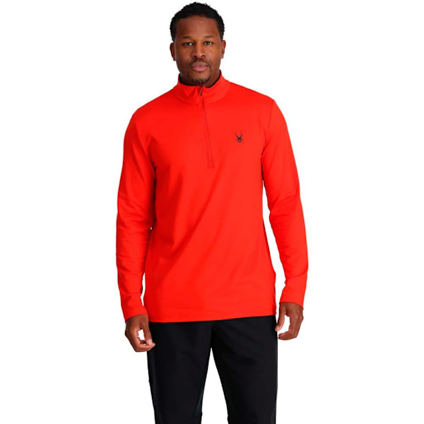Spyder Halv Lynlå Sweatshirt Prospect Orange L Mand