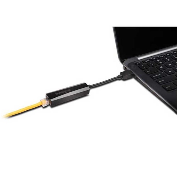 Kensington Til Ethernet-adapter Usb 3.0 Sort