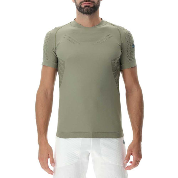 Uyn Kortärmad T-shirt Run Fit Grönt S Man
