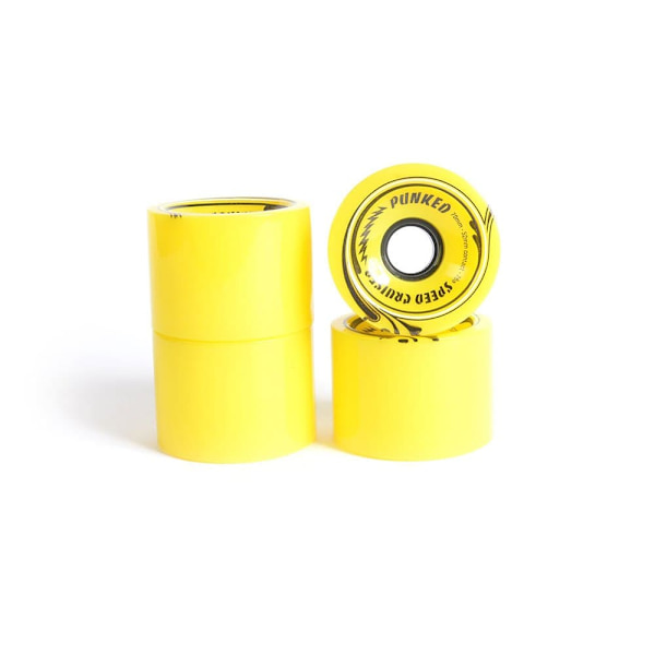Yocaher Luistimet Pyörät Longboard Keltainen 70 x 52 mm
