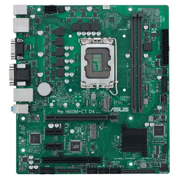 Asus Moderkort Pro H610m-c D4-csm