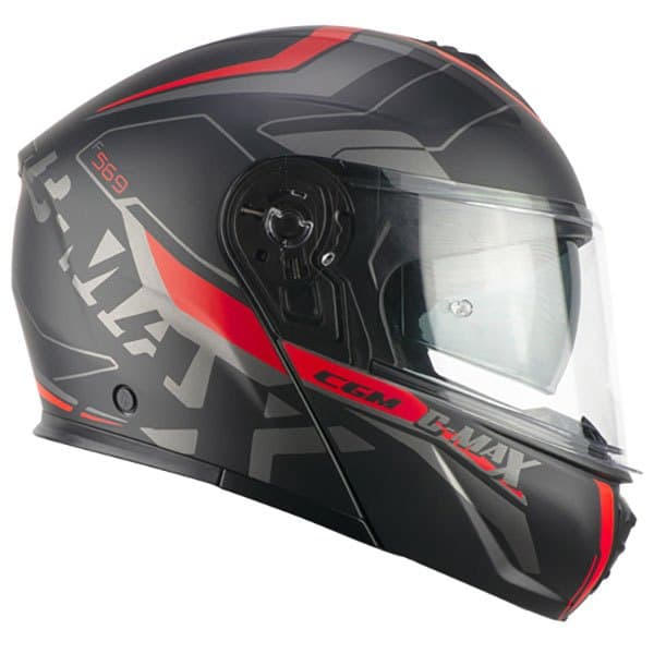 Cgm Modulær Hjelm 569g C-max City Sort 2XL