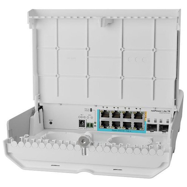 Mikrotik Hub Switch 8 Ports Neptower Lite Hvid