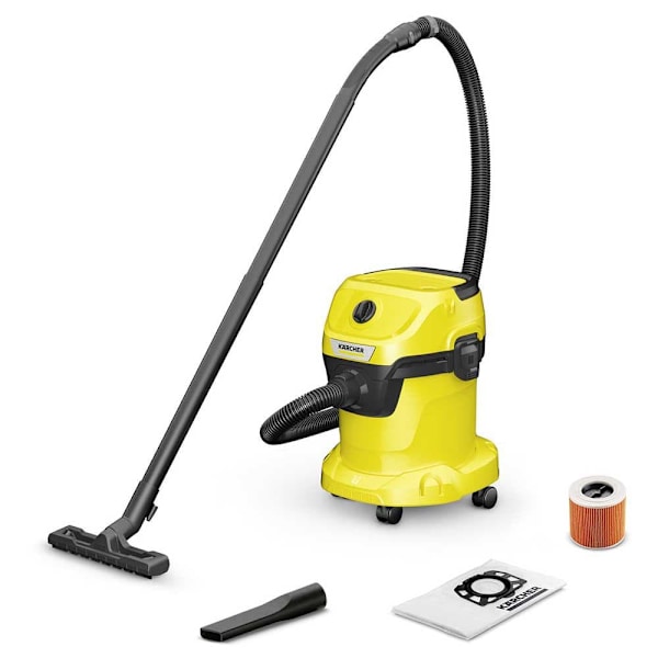 Karcher Støvsuger Wd3 V-15/4/20 Søvfarvet One Size / EU Plug Sort, Gul