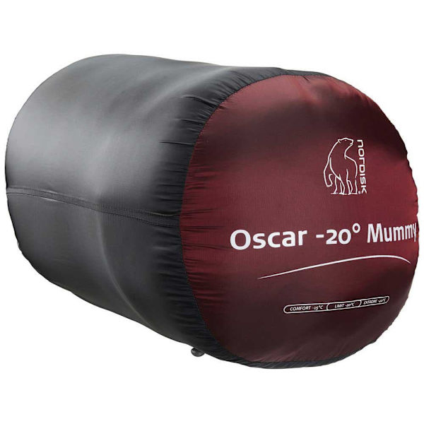 Nordisk Sovepose Oscar -20ºc Rød Regular / Left Zipper