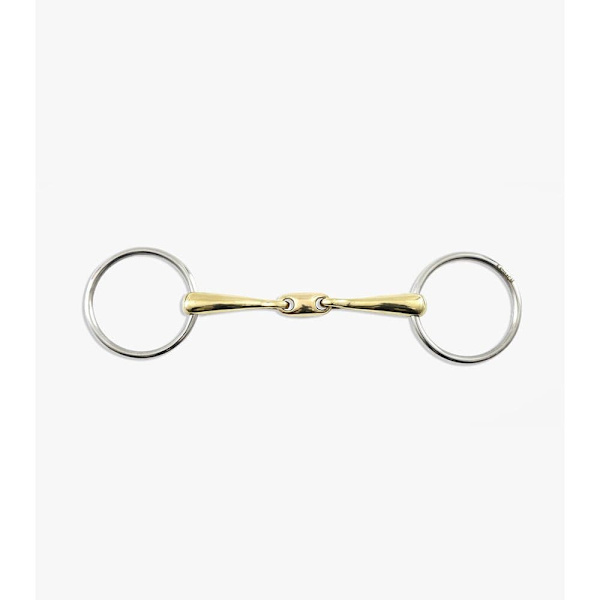 Premier Equine Brass Alloy Training With Lozenge Bit  11 cm