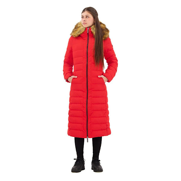 Superdry New Arctic Long Puffer Jacka Röd M Kvinna