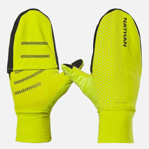 Nathan Handsker Hypernight Reflective Convertible Mitt Gul L Mand
