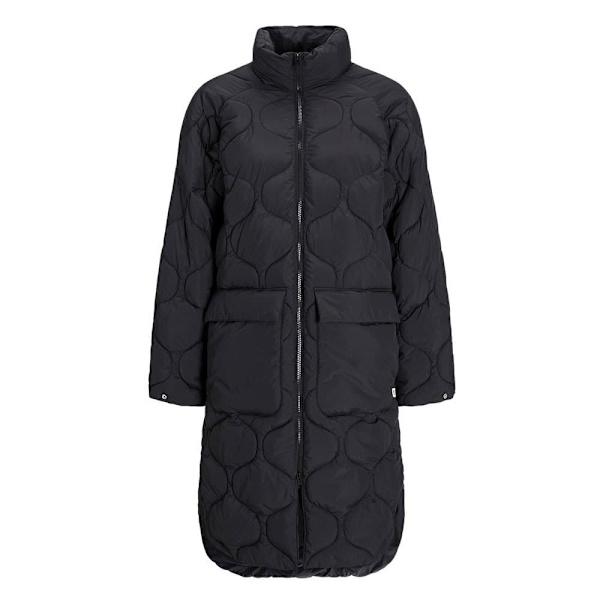 Jack & Jones Sena Quilted Frakke Sort L Kvinde