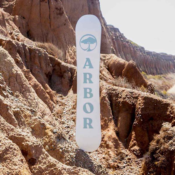 Arbor Kvinna Snowboard Ethos Rocker Blå 147