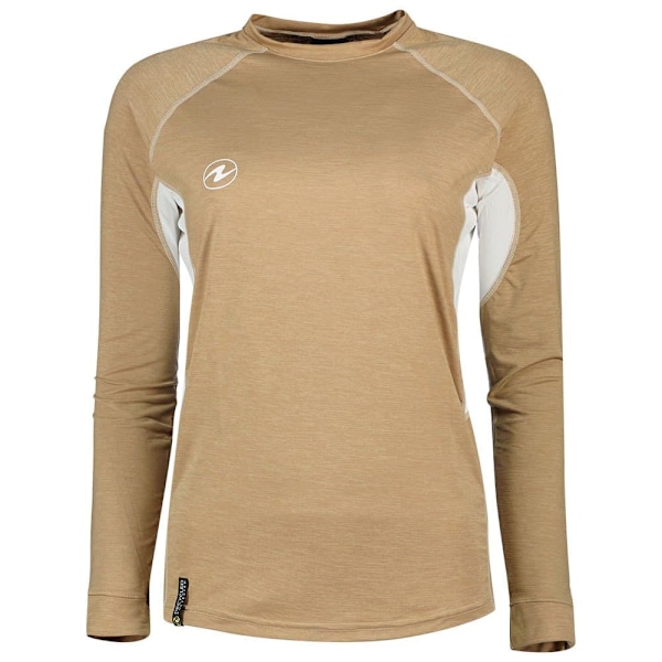 Aqualung Pitkähihainen Nainen Rashguard Lf Beige L