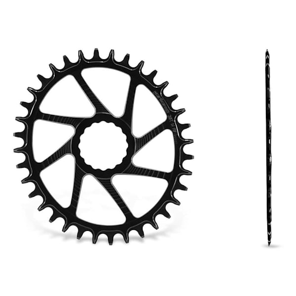 Garbaruk Oval Kæde-ring Race Face Cinch Boost Søvfarvet 26t
