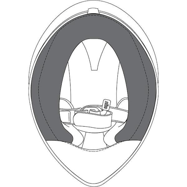 Agv Outlet Veloce S Cheek Pads Musta XL