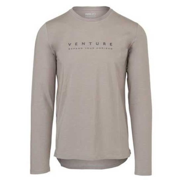 Agu Casual Performer Venture T-shirt Med Lång ärm Beige L Man
