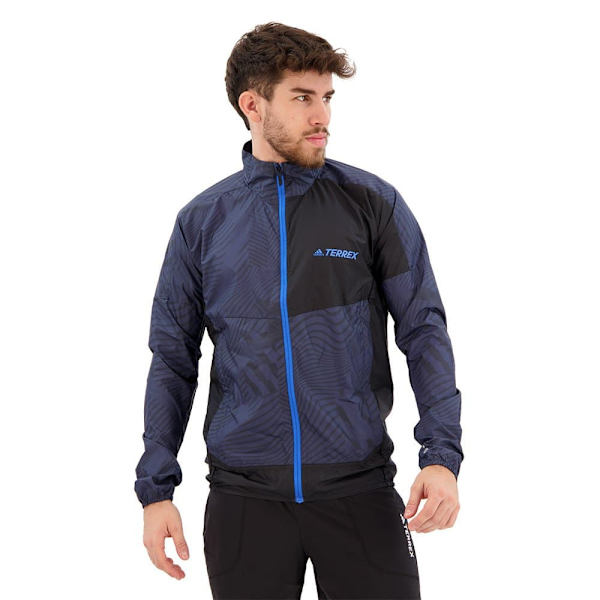 Adidas Trail Windbreaker Softshelljacka Blå M Man