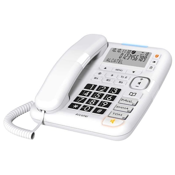 Alcatel Lankapuhelin Tmax70 Hopeinen