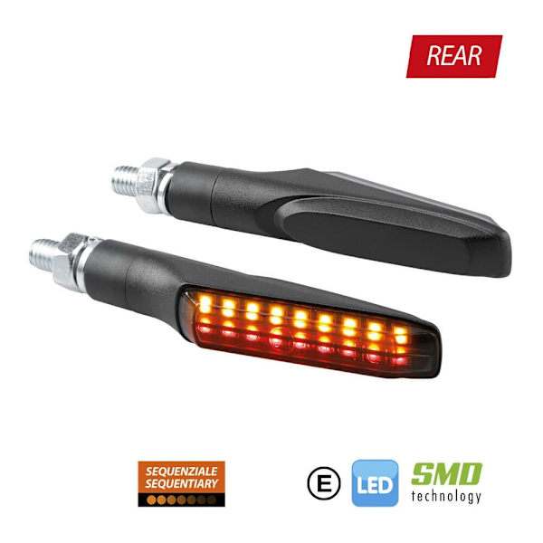 Lampa Victory Tail Light&led Moottoripyörän Suuntavilkut Oranssi