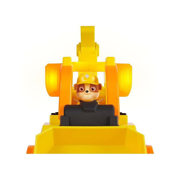 Spin Master Deluxe Construction Rubble Paw Patrol With Light And Sound Includes 1 Figure Grävmaskin