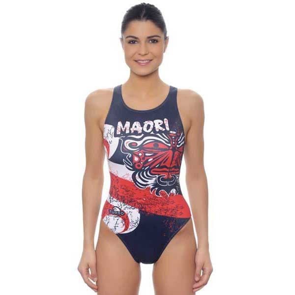 Turbo Badedragt Maori Flag Blå 4XL Kvinde