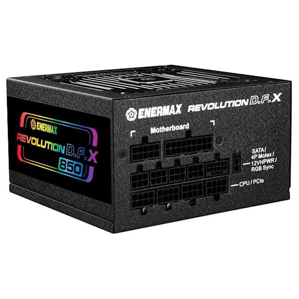 Enermax Modulær Strømforsyning Revolution D.f. X 850w 80+ Gold Sort
