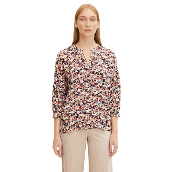 Tom Tailor Blus 1032576 Brun 36 Kvinna