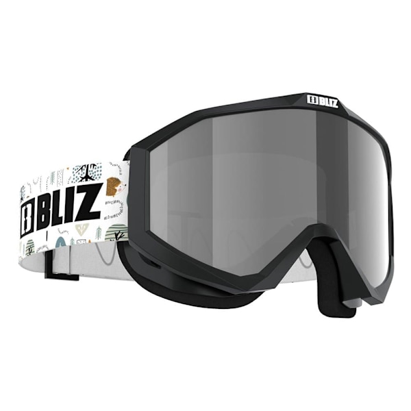 Bliz Liner Jr Skibriller Sort Brown&Silver Mirror/CAT3